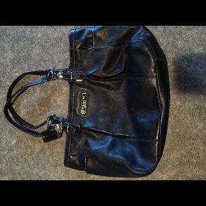 Authentic leather coach purse